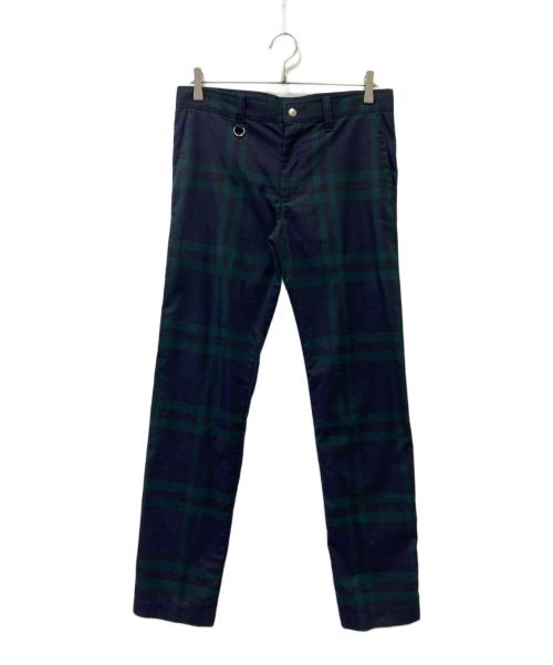 Hysteric Glamour（ヒステリックグラマー）Hysteric Glamour (ヒステリックグラマー) チェックパンツ ブラック×ダークグリーン サイズ:Ｍの古着・服飾アイテム