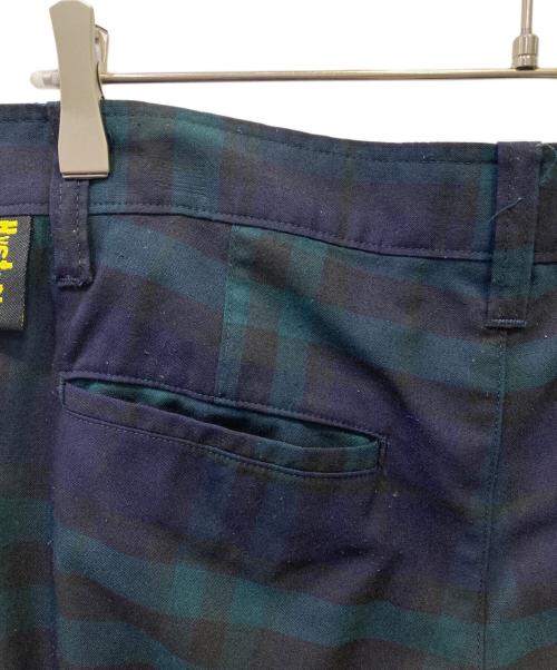 Hysteric Glamour（ヒステリックグラマー）Hysteric Glamour (ヒステリックグラマー) チェックパンツ ブラック×ダークグリーン サイズ:Ｍの古着・服飾アイテム