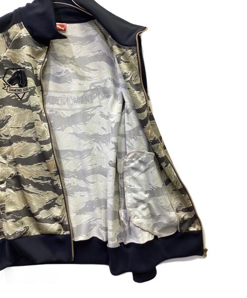 PUMA（プーマ）PUMA (プーマ) トラックジャケット ブラック×グリーン サイズ:Lの古着・服飾アイテム