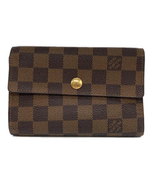 LOUIS VUITTON（ルイ ヴィトン）LOUIS VUITTON (ルイ ヴィトン) 3つ折り財布 ブラウンの古着・服飾アイテム
