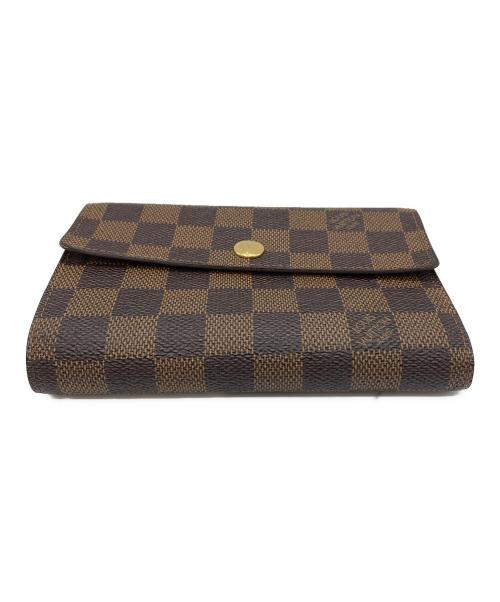 LOUIS VUITTON（ルイ ヴィトン）LOUIS VUITTON (ルイ ヴィトン) 3つ折り財布 ブラウンの古着・服飾アイテム