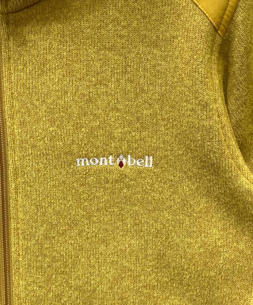 mont-bell（モンベル）mont-bell (モンベル) クリマプラス ニットジャケット イエロー サイズ:XLの古着・服飾アイテム