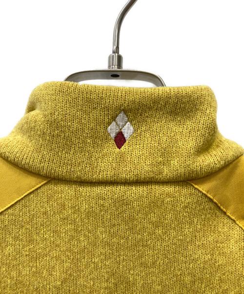 mont-bell（モンベル）mont-bell (モンベル) クリマプラス ニットジャケット イエロー サイズ:XLの古着・服飾アイテム