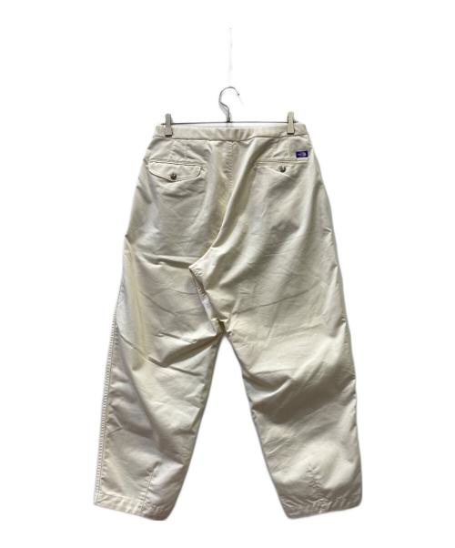 THE NORTHFACE PURPLELABEL（ザ・ノースフェイス パープルレーベル）THE NORTHFACE PURPLELABEL (ザ・ノースフェイス パープルレーベル) Stretch Twill Wide Tapered Pants アイボリー サイズ:32の古着・服飾アイテム