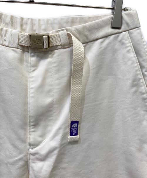 THE NORTHFACE PURPLELABEL（ザ・ノースフェイス パープルレーベル）THE NORTHFACE PURPLELABEL (ザ・ノースフェイス パープルレーベル) Stretch Twill Wide Tapered Pants アイボリー サイズ:32の古着・服飾アイテム