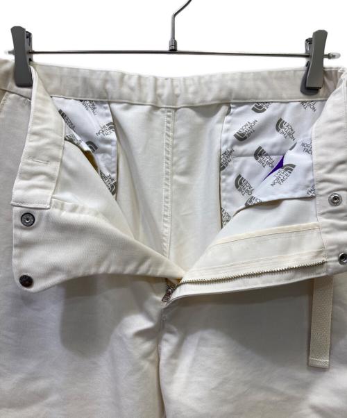 THE NORTHFACE PURPLELABEL（ザ・ノースフェイス パープルレーベル）THE NORTHFACE PURPLELABEL (ザ・ノースフェイス パープルレーベル) Stretch Twill Wide Tapered Pants アイボリー サイズ:32の古着・服飾アイテム