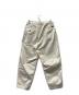 THE NORTHFACE PURPLELABEL (ザ・ノースフェイス パープルレーベル) Stretch Twill Wide Tapered Pants アイボリー サイズ:32：10000円
