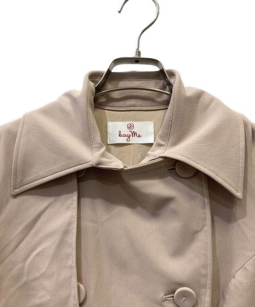 kay me（ケイミー）kay me (ケイミー) トレンチコート ピンク サイズ:7の古着・服飾アイテム