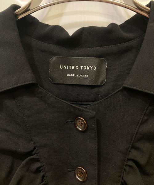 UNITED TOKYO（ユナイテッドトーキョー）UNITED TOKYO (ユナイテッドトーキョー) 長袖ブラウス ブラック サイズ:Freeの古着・服飾アイテム