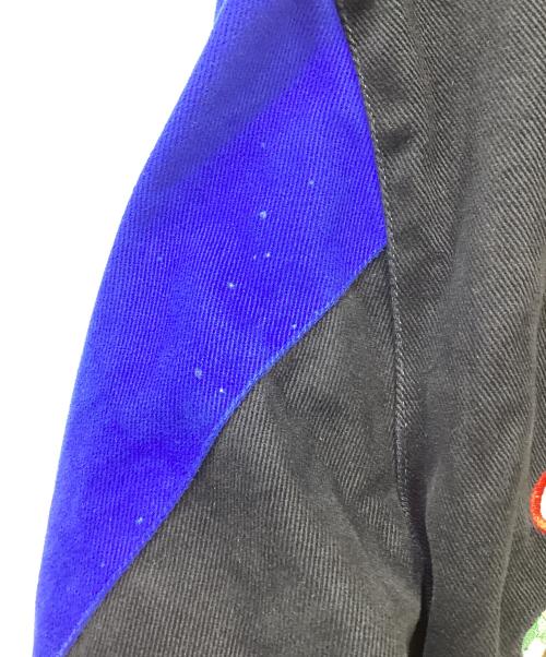 JH Design（ジェイエイチデザイン）JH Design (ジェイエイチデザイン) レーシングジャケット ブラック×ブルー サイズ:Mの古着・服飾アイテム