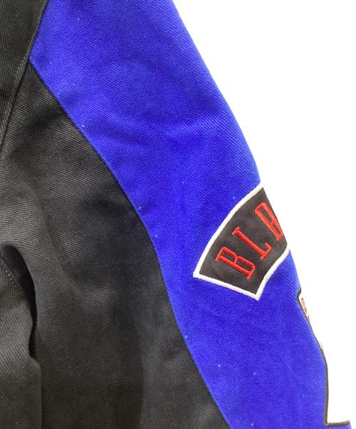 JH Design（ジェイエイチデザイン）JH Design (ジェイエイチデザイン) レーシングジャケット ブラック×ブルー サイズ:Mの古着・服飾アイテム