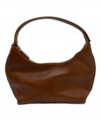 HIROFUヒロフ）の古着「レザーセミショルダーバッグ」｜ブラウン