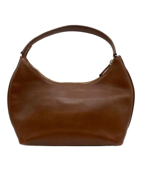 HIROFU（ヒロフ）HIROFU (ヒロフ) レザーセミショルダーバッグ ブラウンの古着・服飾アイテム