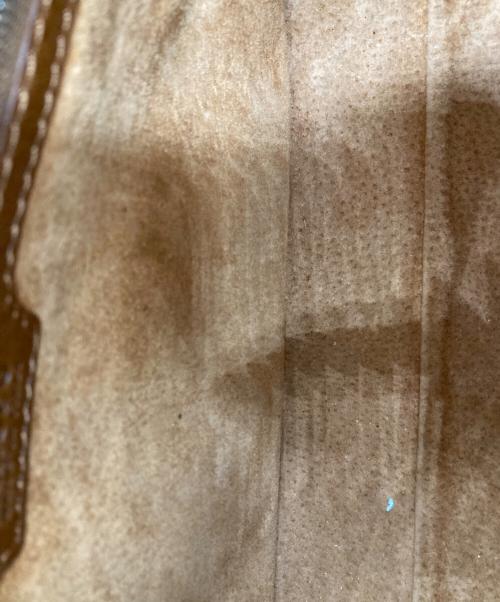 HIROFU（ヒロフ）HIROFU (ヒロフ) レザーセミショルダーバッグ ブラウンの古着・服飾アイテム