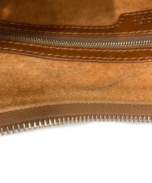 HIROFU（ヒロフ）HIROFU (ヒロフ) レザーセミショルダーバッグ ブラウンの古着・服飾アイテム