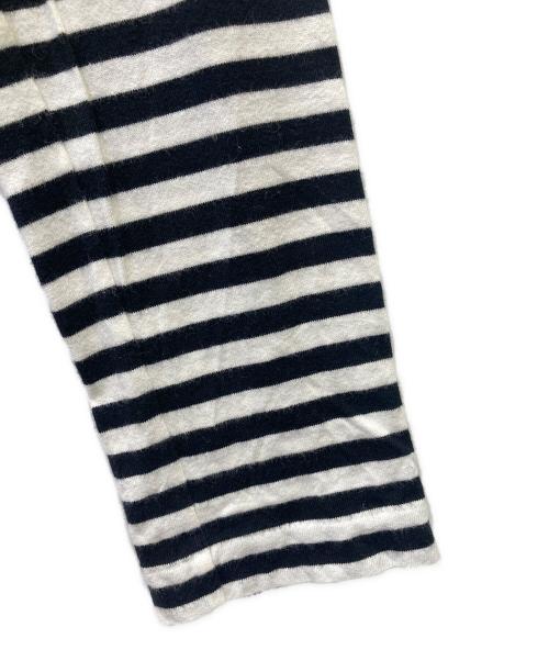 PLAY COMME des GARCONS（プレイコムデギャルソン）PLAY COMME des GARCONS (プレイコムデギャルソン) 長袖カットソー ブラック×ホワイト サイズ:Ｌの古着・服飾アイテム