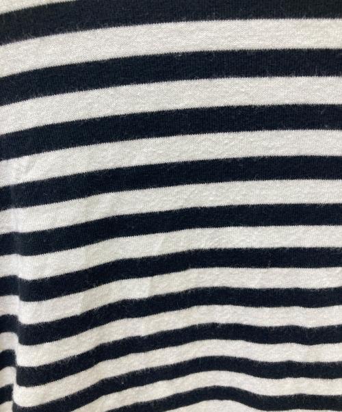 PLAY COMME des GARCONS（プレイコムデギャルソン）PLAY COMME des GARCONS (プレイコムデギャルソン) 長袖カットソー ブラック×ホワイト サイズ:Ｌの古着・服飾アイテム