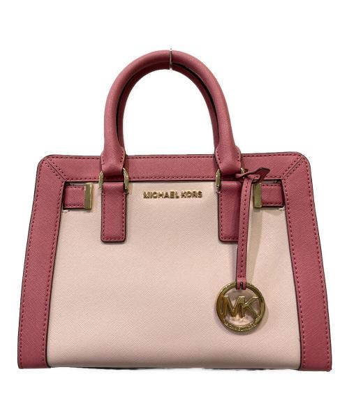 MICHAEL KORS（マイケル・コース）MICHAEL KORS (マイケル・コース) ショルダーバッグ ピンクの古着・服飾アイテム