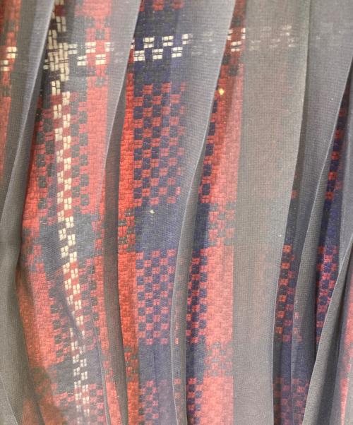 sacai（サカイ）sacai (サカイ) 半袖カットソー レッド×ブルー サイズ:1の古着・服飾アイテム