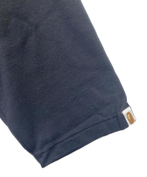 A BATHING APE（ア ベイシング エイプ）A BATHING APE (ア ベイシング エイプ) 長袖カットソー ブラック×グレー サイズ:Ｌの古着・服飾アイテム