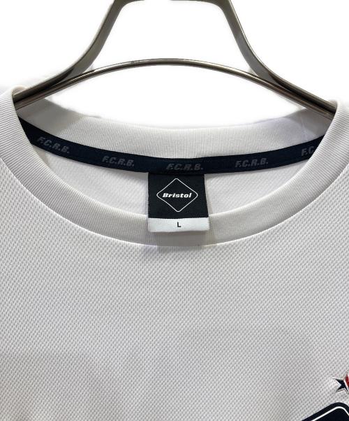 F.C.Real Bristol（エフシーレアルブリストル）F.C.Real Bristol (エフシーレアルブリストル) MLB (エムエルビー) 半袖カットソー ホワイト サイズ:Ｌの古着・服飾アイテム