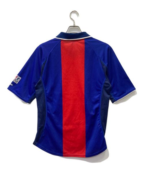 NIKE（ナイキ）NIKE (ナイキ) 半袖カットソー ブルー×レッド サイズ:Sの古着・服飾アイテム