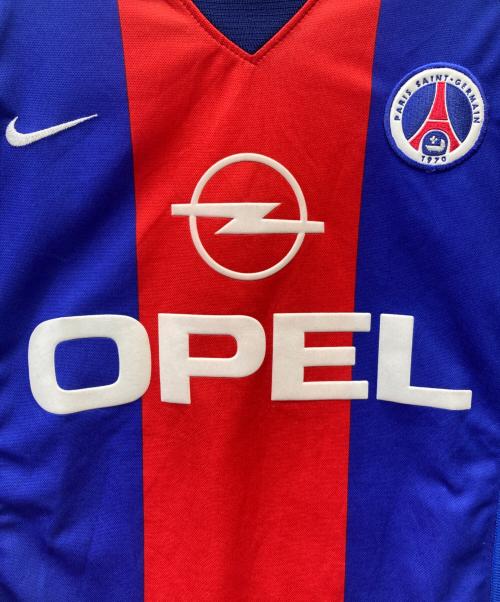 NIKE（ナイキ）NIKE (ナイキ) 半袖カットソー ブルー×レッド サイズ:Sの古着・服飾アイテム