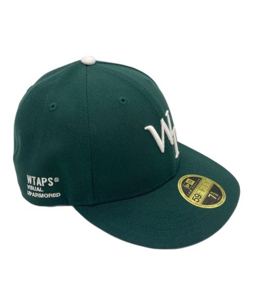 WTAPS（ダブルタップス）WTAPS (ダブルタップス) New Era (ニューエラ) キャップ グリーン サイズ:7 3/8の古着・服飾アイテム