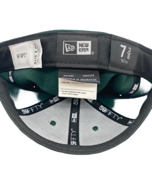 WTAPS（ダブルタップス）WTAPS (ダブルタップス) New Era (ニューエラ) キャップ グリーン サイズ:7 3/8の古着・服飾アイテム