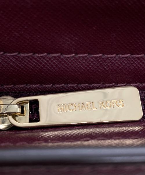 MICHAEL KORS（マイケル・コース）MICHAEL KORS (マイケルコース) ショルダーバッグ ワインレッドの古着・服飾アイテム