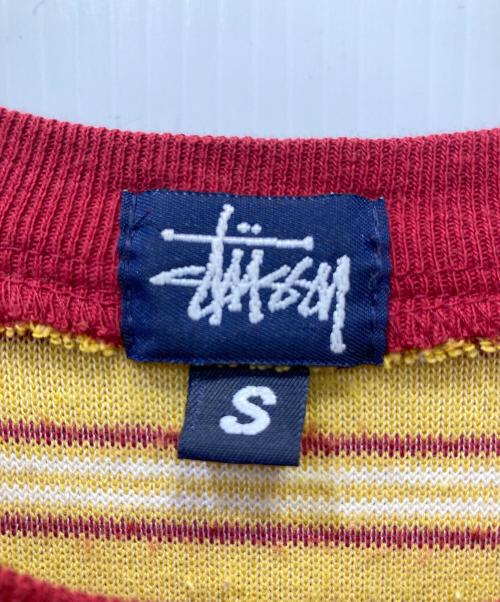 stussy（ステューシー）stussy (ステューシー) 半袖カットソー イエロー サイズ:Sの古着・服飾アイテム