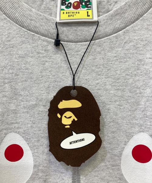 A BATHING APE（ア ベイシング エイプ）A BATHING APE (ア ベイシング エイプ) 半袖カットソー ライトグレー サイズ:L 未使用品の古着・服飾アイテム