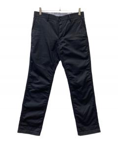中古・古着通販】sulvam (サルバム) ウールストライプパンツ ネイビー