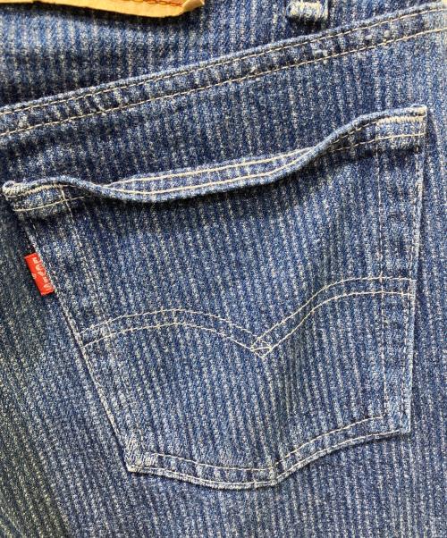 LEVI'S（リーバイス）LEVI'S (リーバイス) ストライプデニムパンツ USA製 84年製 ボタン裏532 ブルー サイズ:W28の古着・服飾アイテム