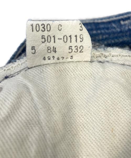 LEVI'S（リーバイス）LEVI'S (リーバイス) ストライプデニムパンツ USA製 84年製 ボタン裏532 ブルー サイズ:W28の古着・服飾アイテム