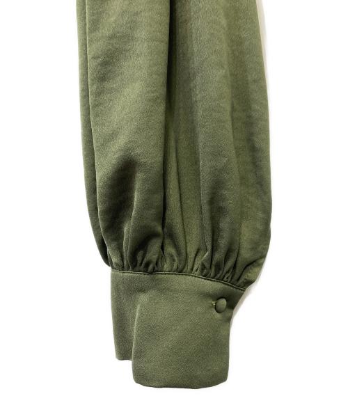 Ezick（エジック）Ezick (エジック) 長袖ワンピース グリーン サイズ:Fの古着・服飾アイテム