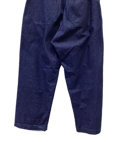 nest robe upcyclelino（ネストローブ アップサイクルリノ）nest robe upcyclelino (ネストローブ アップサイクルリノ) BASIC 9.5ozデニムワイドパンツ インディゴ サイズ:２の古着・服飾アイテム
