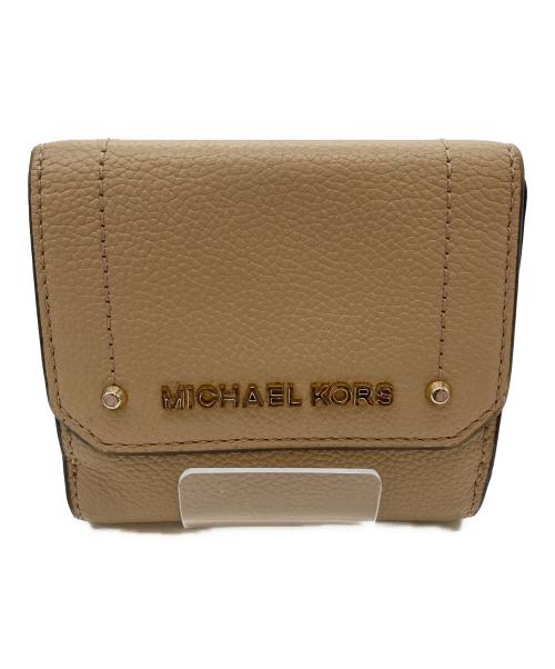 MICHAEL KORS（マイケルコース）MICHAEL KORS (マイケルコース) 3つ折り財布 ピンクの古着・服飾アイテム