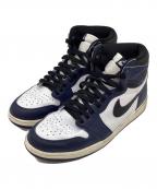 NIKEナイキ）の古着「AIR JORDAN 1 RETRO HIGH OG MIDNIGHT NAVY」｜ホワイト×ネイビー