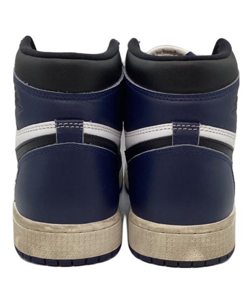 NIKE（ナイキ）NIKE (ナイキ) AIR JORDAN 1 RETRO HIGH OG MIDNIGHT NAVY ホワイト×ネイビー サイズ:26.5の古着・服飾アイテム