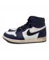 NIKE (ナイキ) AIR JORDAN 1 RETRO HIGH OG MIDNIGHT NAVY ホワイト×ネイビー サイズ:26.5：14000円
