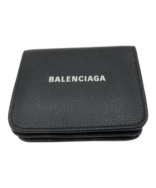 BALENCIAGA（バレンシアガ）BALENCIAGA (バレンシアガ) 2つ折り財布 ブラックの古着・服飾アイテム