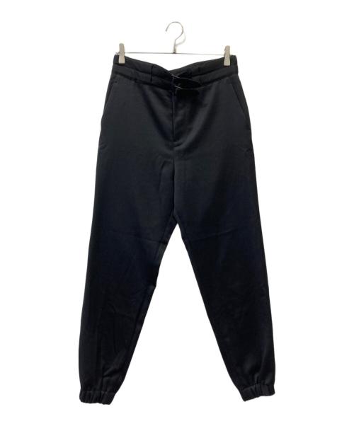 Y's（ワイズ）Y's (ワイズ) ベルテッドジョガーパンツ ブラック サイズ:2の古着・服飾アイテム