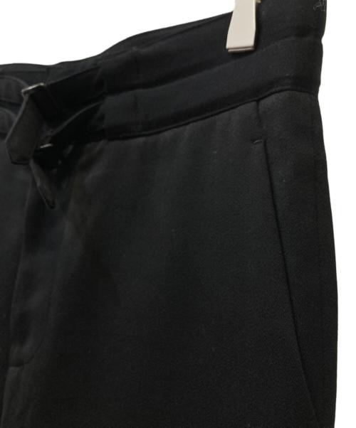 Y's（ワイズ）Y's (ワイズ) ベルテッドジョガーパンツ ブラック サイズ:2の古着・服飾アイテム