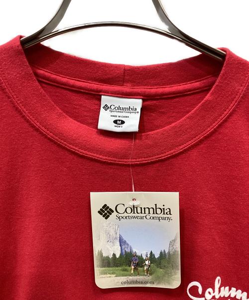 Columbia（コロンビア）Columbia (コロンビア) 半袖カットソー レッド サイズ:Ｍ 未使用品の古着・服飾アイテム