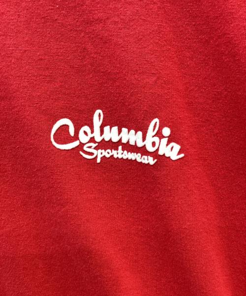 Columbia（コロンビア）Columbia (コロンビア) 半袖カットソー レッド サイズ:Ｍ 未使用品の古着・服飾アイテム