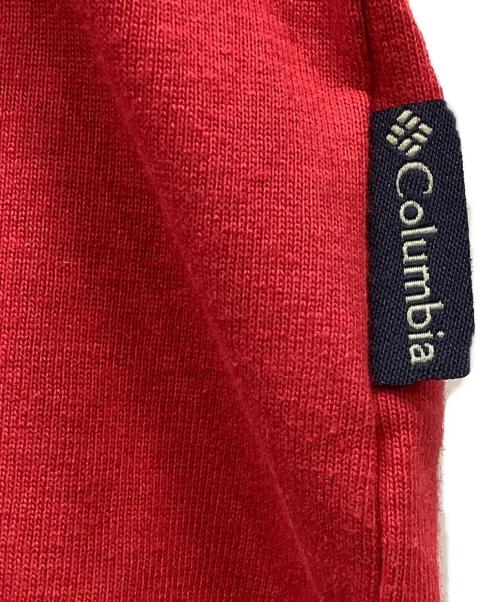 Columbia（コロンビア）Columbia (コロンビア) 半袖カットソー レッド サイズ:Ｍ 未使用品の古着・服飾アイテム