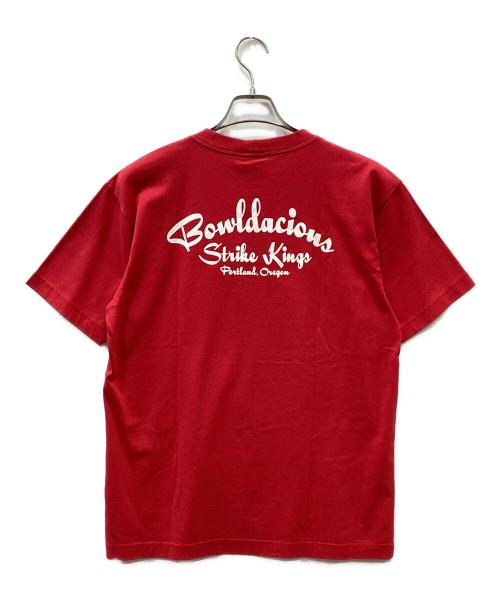 Columbia（コロンビア）Columbia (コロンビア) 半袖カットソー レッド サイズ:Ｍ 未使用品の古着・服飾アイテム