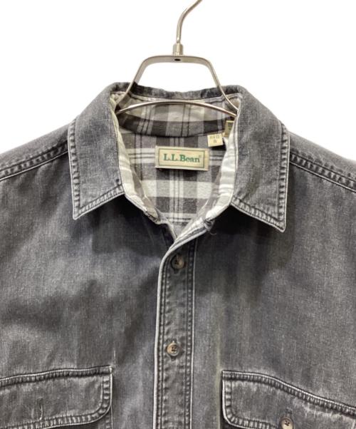 L.L.Bean（エルエルビーン）L.L.Bean (エルエルビーン) シャツジャケット グレー サイズ:Sの古着・服飾アイテム