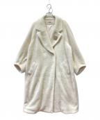 Snidelスナイデル）の古着「シャギーコクーンコート」｜アイボリー